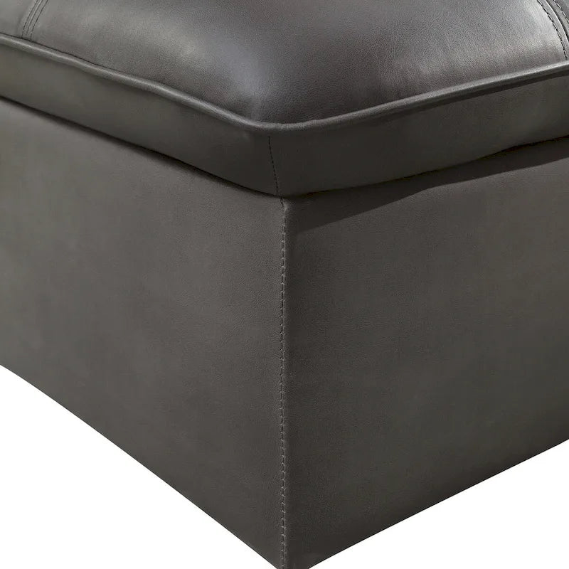 Contemporary Faux Leather Tufted Adjustable Accent Chair Black White Grey