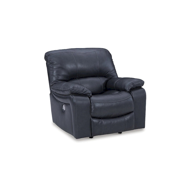 Fauteuil inclinable à bascule Ocean Power avec port USB en cuir