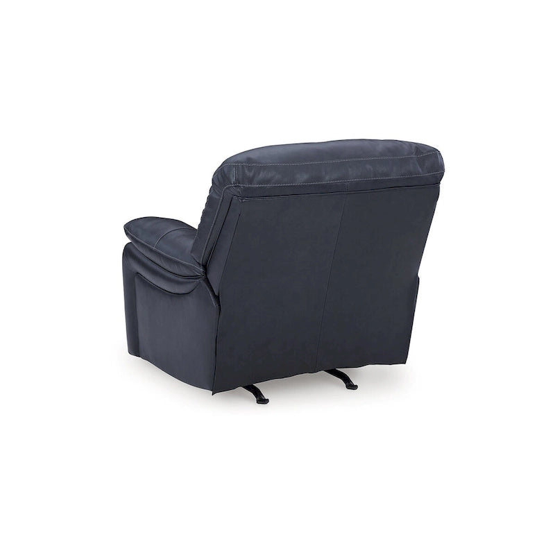 Fauteuil inclinable à bascule Ocean Power avec port USB en cuir