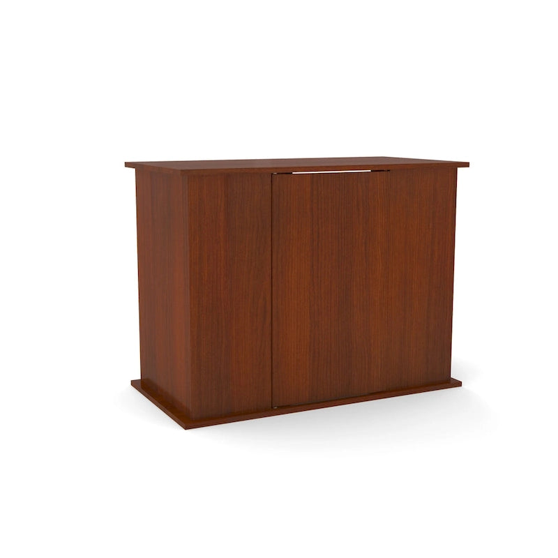 Meuble d'aquarium fermé Cherry Brown avec portes de rangement